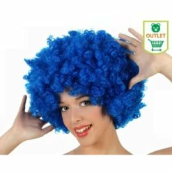 Perruque Pop Bleue
