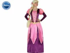 Costume Adulte Princesse Médiéval " RAIPONSE " Taille S , M/L Et XL