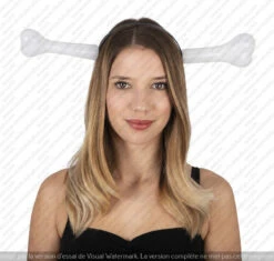 Serre Tête OS Blanc En Matière Plastique