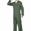 Costume Combinaison Aviateur Américain Adulte Taille M